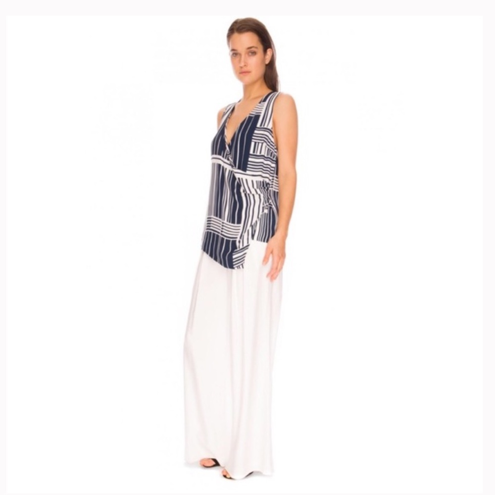 C / MEO Collective Faux Wrap Tank Top